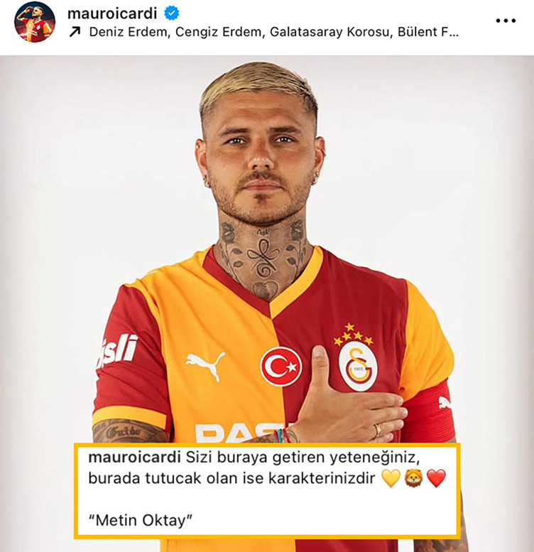 Icardı'nin Kerem Aktürkoğlu'na göndermesi sosyal medyada olay yarattı - Resim : 1