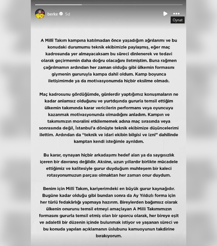Milli takım kampından izinsiz ayrıldı! TFF resmen açıkladı - Resim : 2