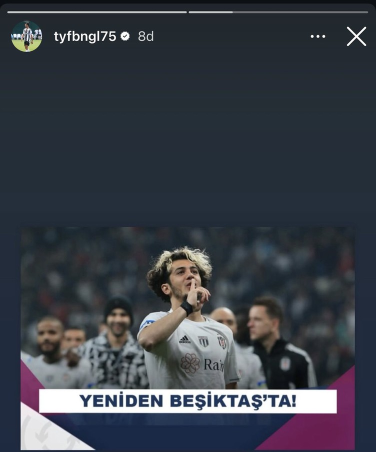 Tayfur Bingöl sosyal medya hesabından Beşiktaş'a döndüğünü açıkladı - Resim : 2
