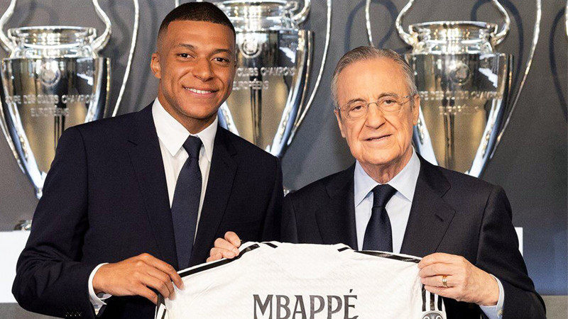Kylian Mbappe, Real Madrid ile 5 yıllık sözleşmeye imza attı