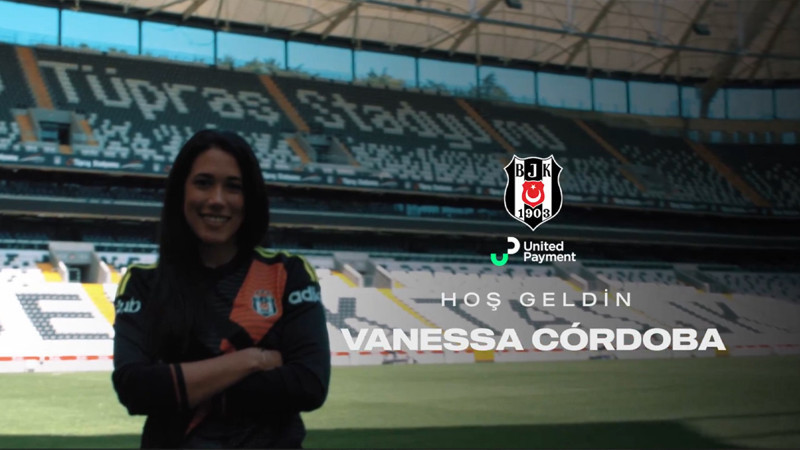 Oscar Cordoba'nın kızı Vanessa Cordoba Beşiktaş'ta!