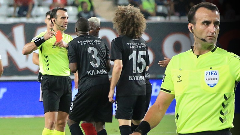 Süper Lig'de bir skandal daha! Hakem Atilla Karaoğlan'a darp girişimi