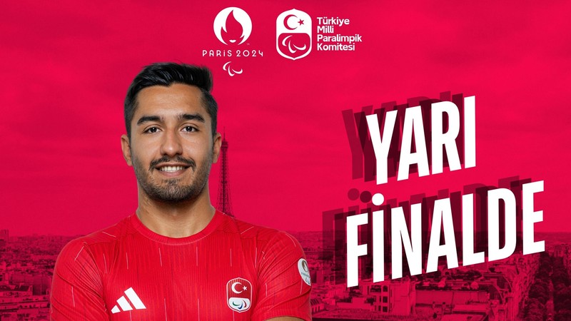 Tekerlekli sandalye tenis quad kategorisinde Ahmet Kaplan, adını yarı finale yazdırdı