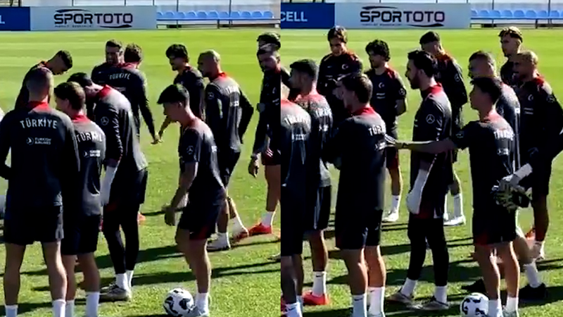 Arda Güler, Semih Kılıçsoy'la uğraşıyor...