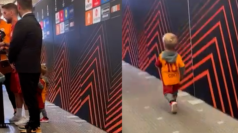 Ciro Mertens, babasıyla uğraşıyor