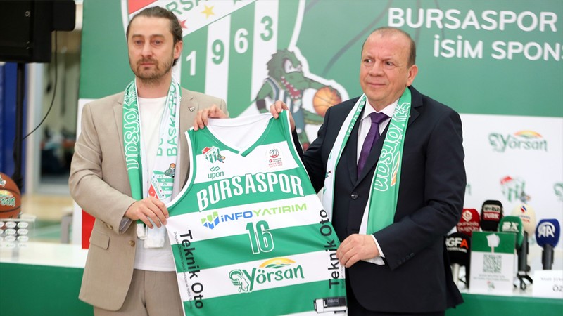 Bursaspor Basketbol'un isim sponsoru Yörsan oldu