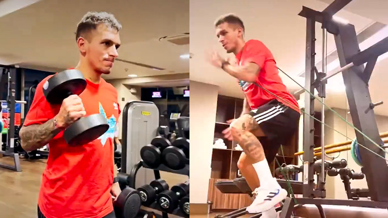 Lucas Torreira, hız kesmeden çalışıyor...