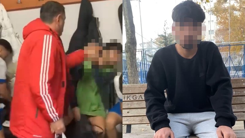 Kayseri'de antrenörden futbolcuya darp!