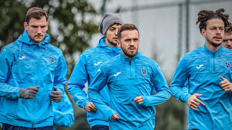 Trabzonspor, Galatasaray maçının hazırlıklarını sürdürdü