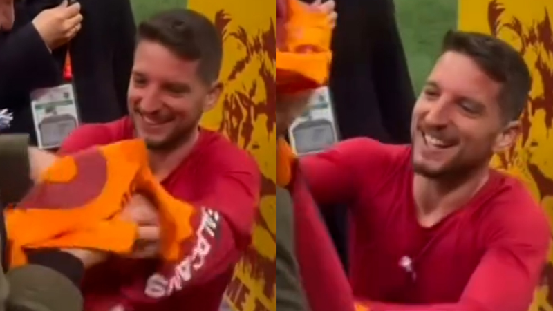 Dries Mertens'den anlamlı hediye!