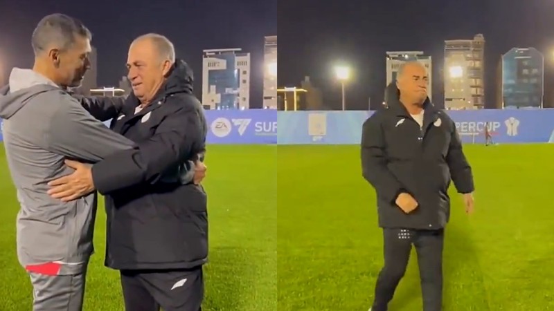 Fatih Terim'den Milan antrenmanına ziyaret!