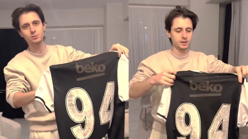 Beşiktaşlı fenomen Tolunay Ören, Talisca forması yaktı