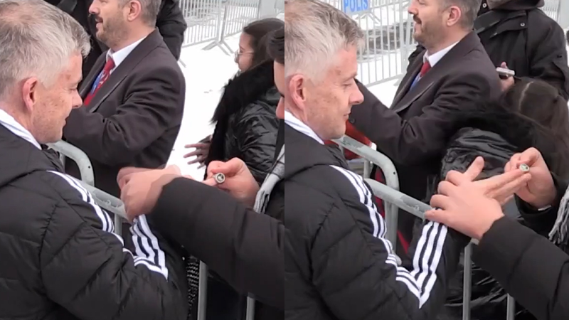 Solskjaer'e Osmanlı tuğralı yüzük hediyesi