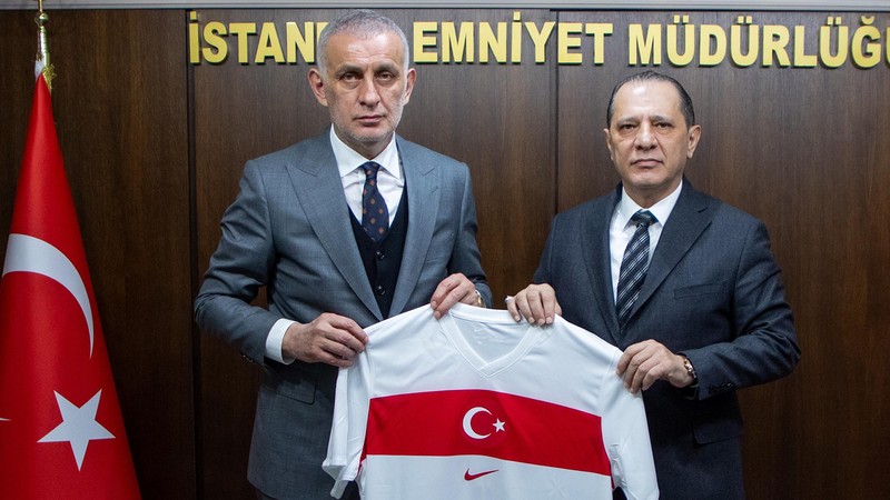 TFF Başkanı Hacıosmanoğlu, İstanbul Emniyet Müdürü Yıldız'ı ziyaret etti