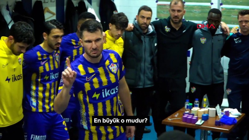 Robin Yalçın'ın soyunma odası konuşması dikkat çekti: Ormanın kralı aslandır ama en büyük fildir
