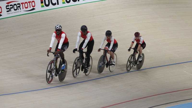 Konya'da UCI Pist Bisikleti Uluslar Kupası antrenmanları başladı
