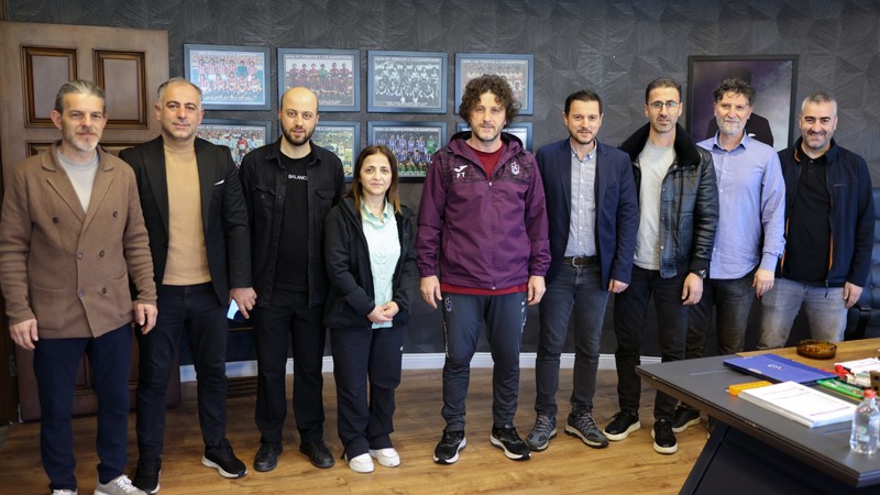 TSYD Trabzon Şube Başkanı Selçuk Kılıç'tan Fatih Tekke'ye 'derbi' ziyareti