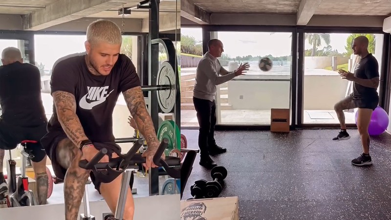 Icardi'nin sevgilisi paylaştı: Özel antrenörle çalışıyor
