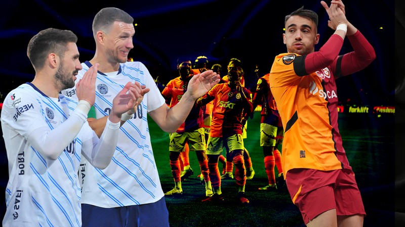 Yunus Akgün gol attı ihale Dzeko'yla Tadic'e kaldı