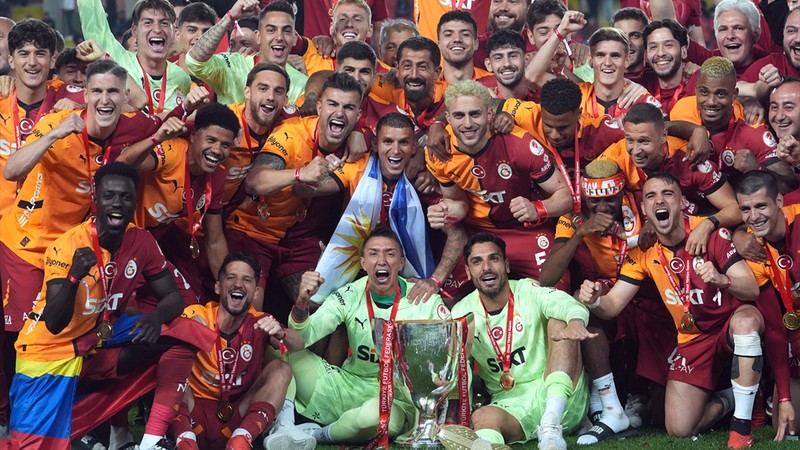 TFF, Ziraat Türkiye Kupası'nı kazanan Galatasaray'ı kutladı
