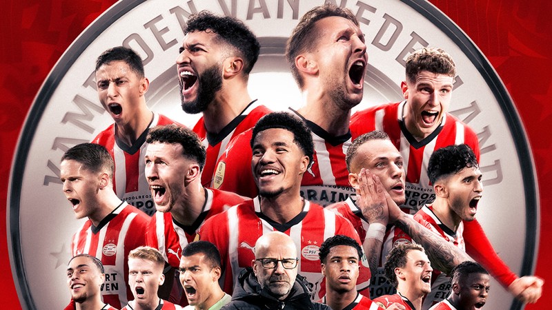 PSV Eindhoven, Hollanda Eredivisie'de mutlu sona ulaştı!