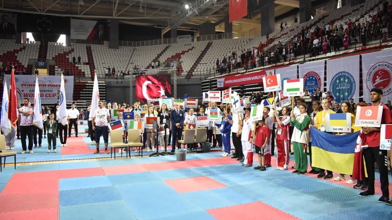 Kick boksta Türkiye Açık WAKO Dünya Kupası Antalya'da düzenlendi