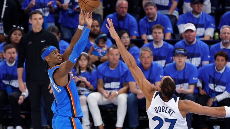 Oklahoma City Thunder'da  Shai Gilgeous-Alexander şov yaptı seri 2-0'a geldi