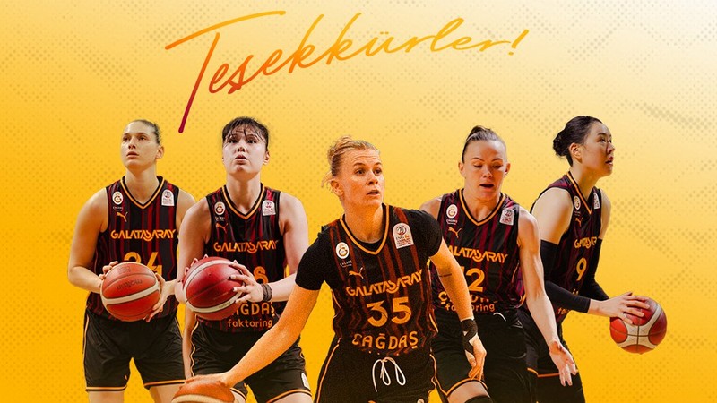 Galatasaray Çağdaş Faktoring, beş oyuncuyla yollarını ayırdı