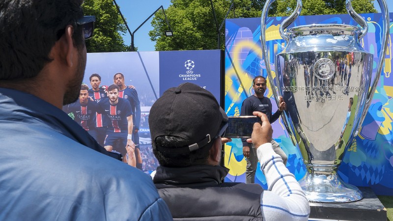 Münih'teki UEFA Şampiyonlar Ligi finali festivaline yoğun ilgi