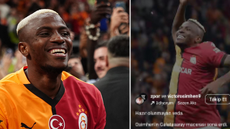 Osimhen gece yarısı paylaştı anında sildi! Muslera ve Mertens sonrası veda sözleri