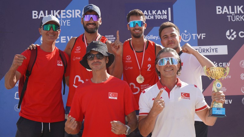 Plaj Voleybolu 2025 Balkan Şampiyonluğu'nu Türkiye kazandı