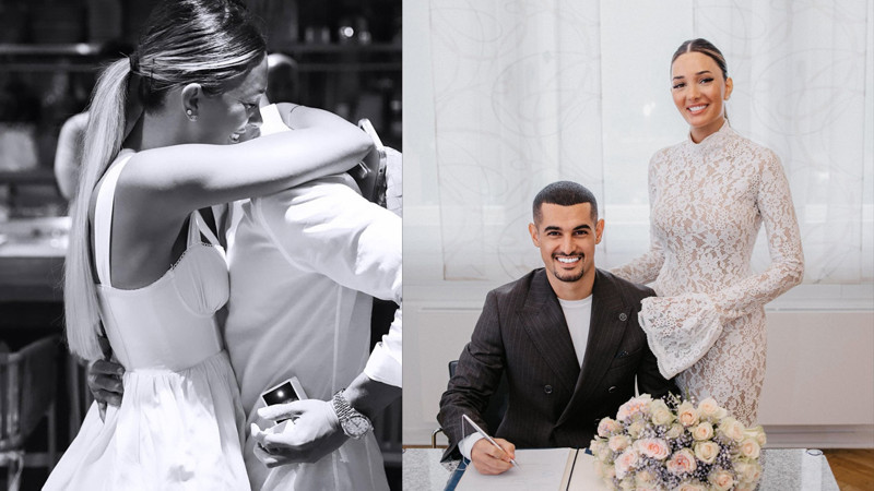 Levent Mercan, Asya Öztürk ile evlendi