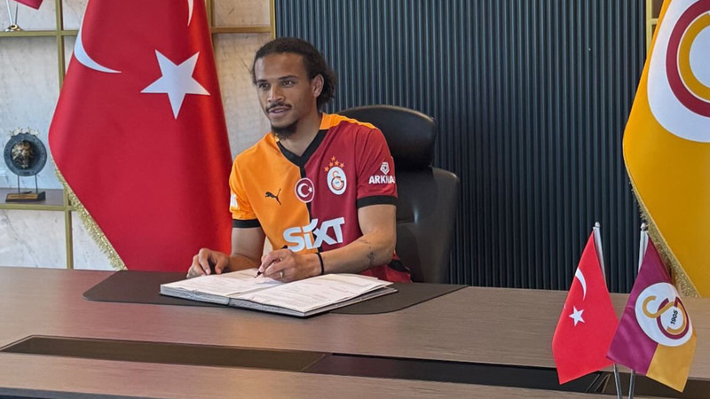 Leroy Sane, Galatasaray'la 3 yıllık resmi sözleşmeyi imzaladı!