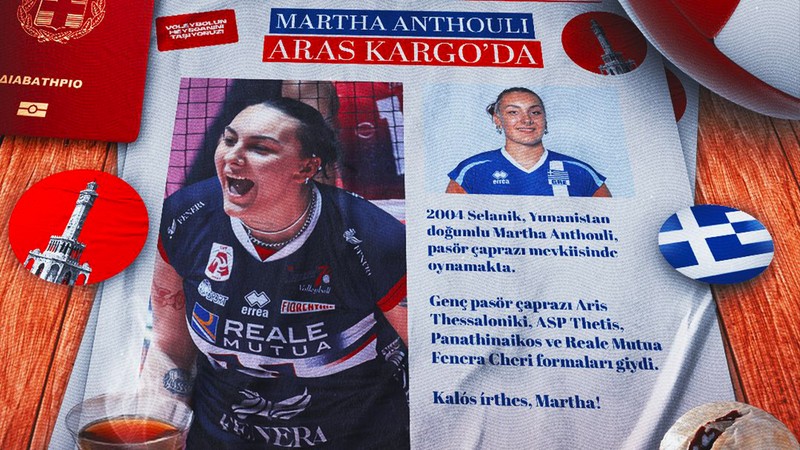 Aras Kargo, Yunan voleybolcu Martha Anthouli'yi transfer etti