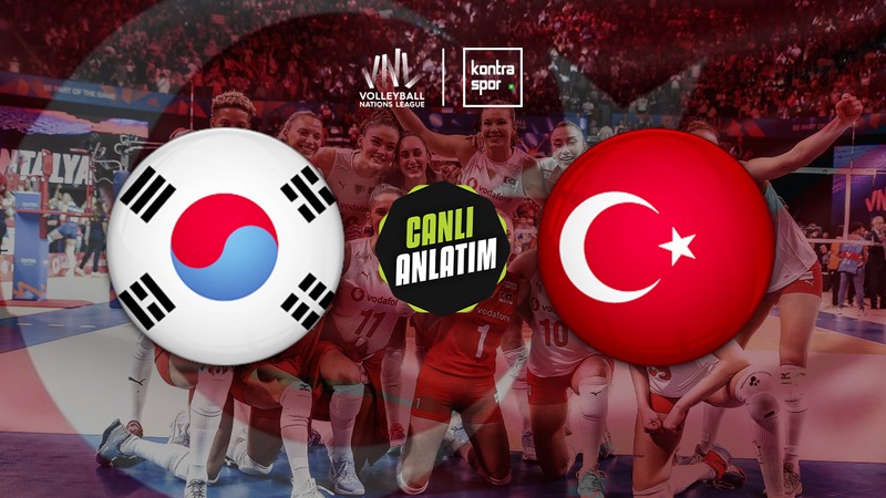 CANLI YAYIN | Güney Kore - Türkiye (FIVB Milletler Ligi)