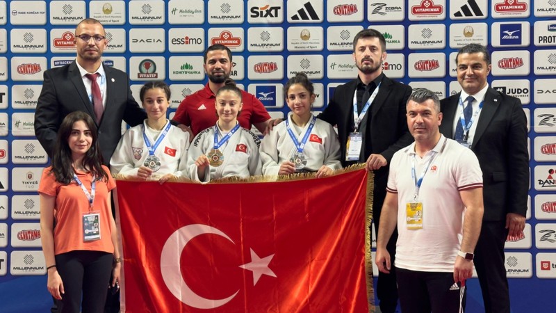 Milli judocular, Avrupa Ümitler Şampiyonası'nda 3 madalya kazandı
