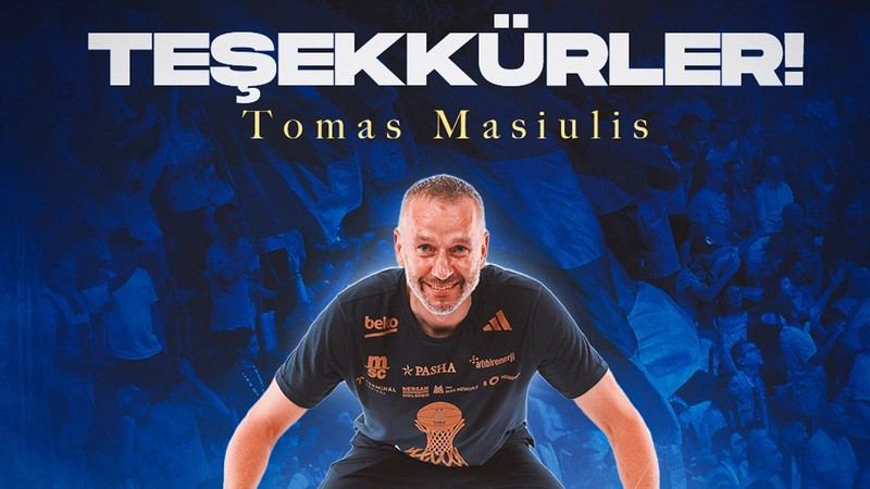 Fenerbahçe Beko, yardımcı antrenör Tomas Masiulis ile yollarını ayırdı