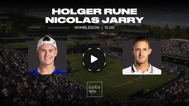 Holger Rune - Nicolas Jarry maçı ne zaman? Saat kaçta ve hangi kanalda? | Wimbledon 2025