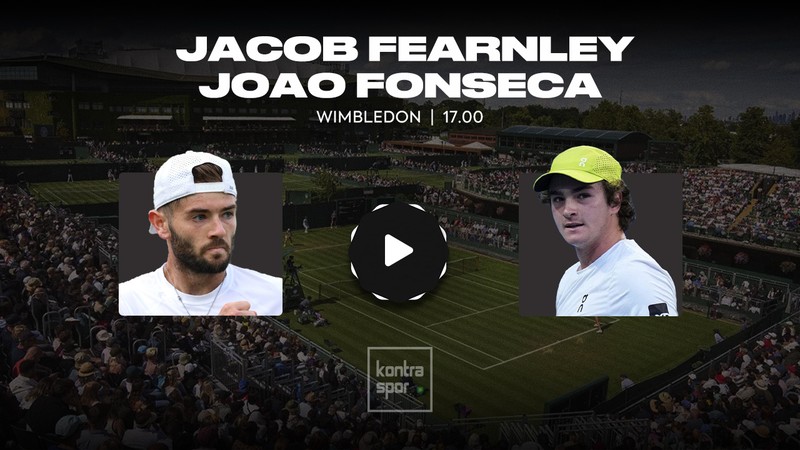 Jacob Fearnley - Joao Fonseca maçı ne zaman? Saat kaçta ve hangi kanalda? | Wimbledon 2025
