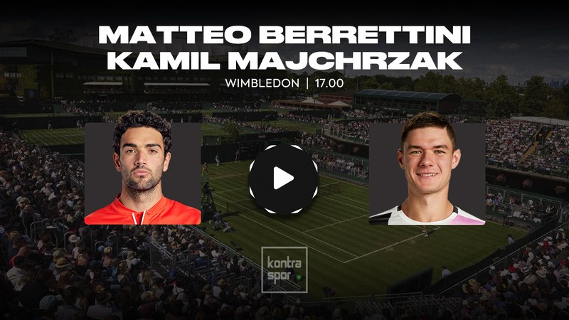 Matteo Berrettini - Kamil Majchrzak maçı ne zaman? Saat kaçta ve hangi kanalda? | Wimbledon 2025