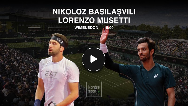 Nikoloz Basilaşvili - Lorenzo Musetti maçı ne zaman? Saat kaçta ve hangi kanalda? | Wimbledon 2025