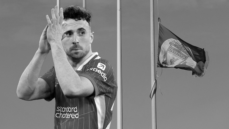 Diogo Jota'nın vefatı sonrası Liverpool'da bayraklar yarıya indirildi