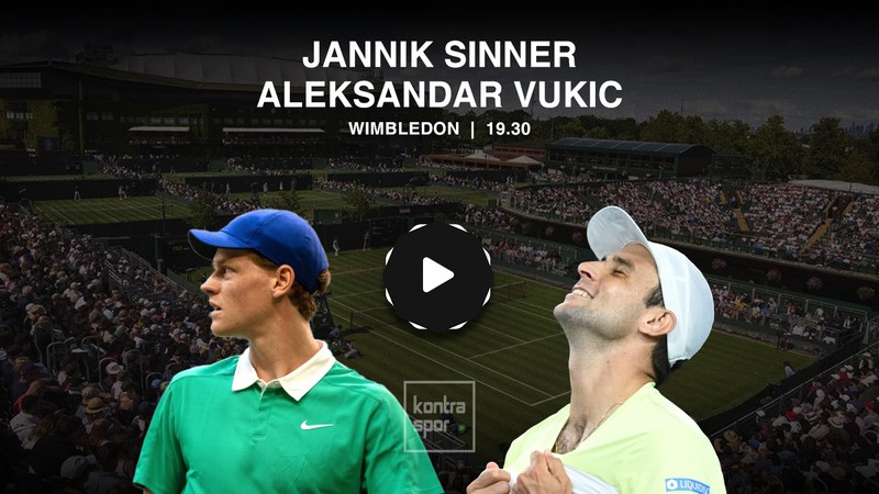 Jannik Sinner - Aleksandar Vukic maçı ne zaman? Saat kaçta ve hangi kanalda? | Wimbledon 2025
