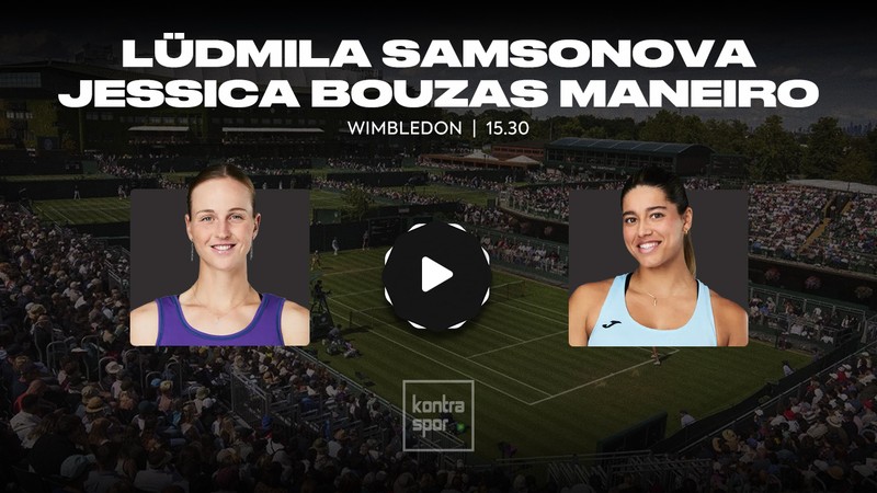 Lüdmila Samsonova - Jessica Bouzas Maneiro maçı ne zaman? Saat kaçta ve hangi kanalda? | Wimbledon 2025