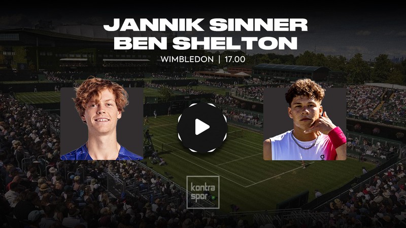 CANLI İZLE WIMBLEDON | Jannik Sinner - Ben Shelton maçı ne zaman? Saat kaçta ve hangi kanalda? (Wimbledon 2025)