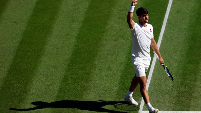 Wimbledon'da ilk finalist Carlos Alcaraz!