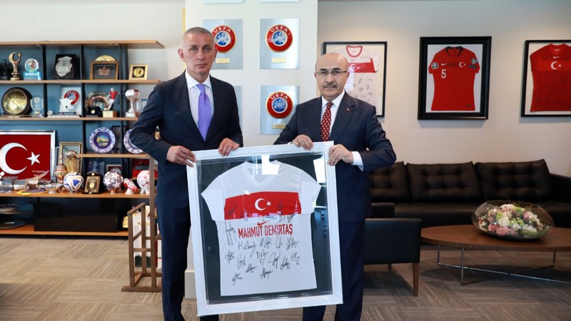 Emniyet Genel Müdürü Demirtaş'tan Hacıosmanoğlu'na ziyaret