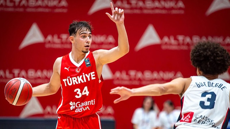 FIBA 18 Yaş Altı Erkekler Avrupa Şampiyonası’nda Türkiye Fransa'ya yenildi