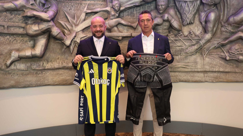 Kırkpınar Ağası Ufuk Özünlü'den Ali Koç'a ziyaret