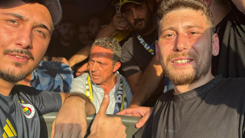 Ali Koç, Göztepe maçına taraftarla geldi